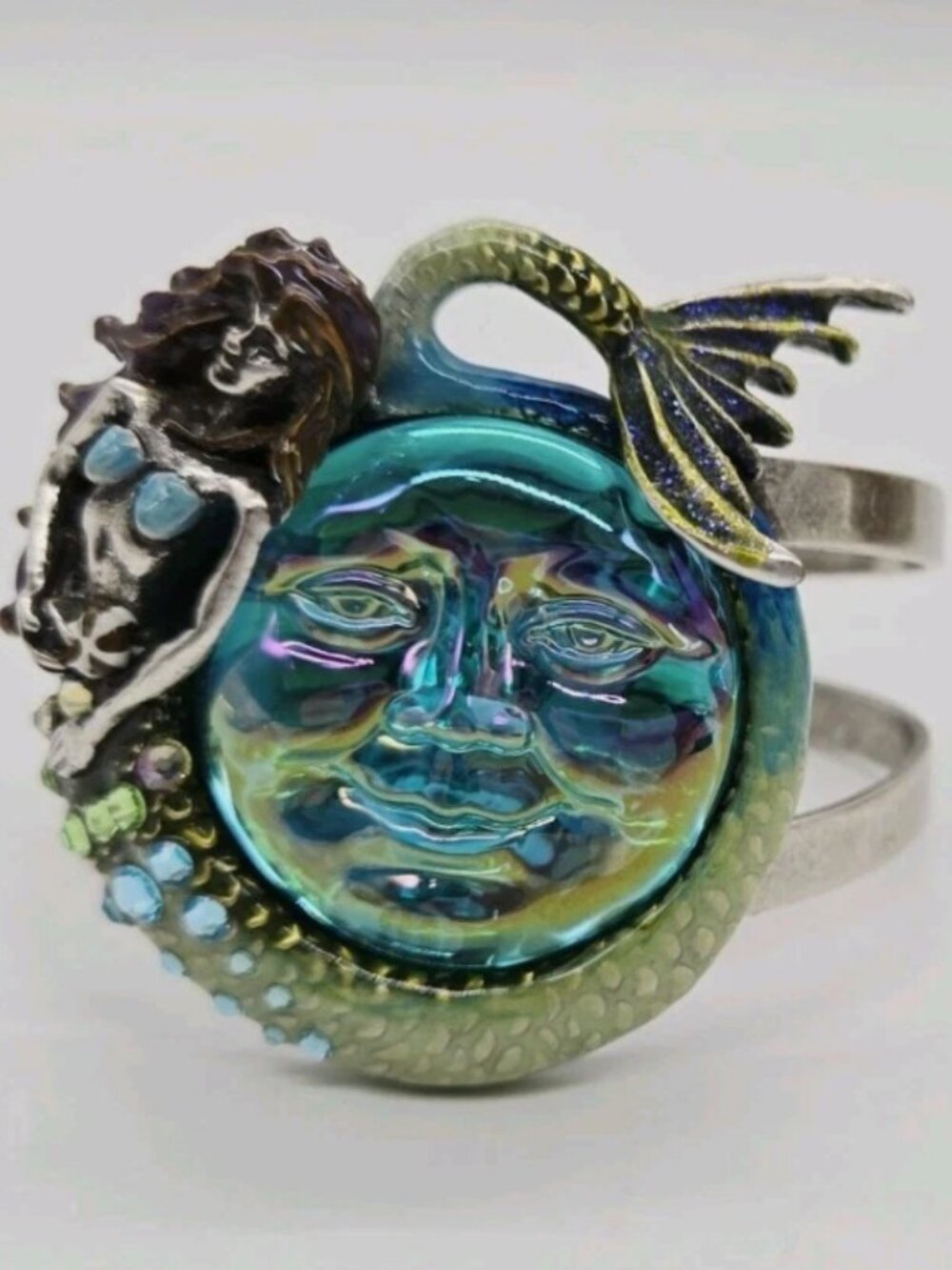 Kirks Folly Marina Mermaid Seaview Water Moon Cuff Bracelet Wild Freedom LEGACY